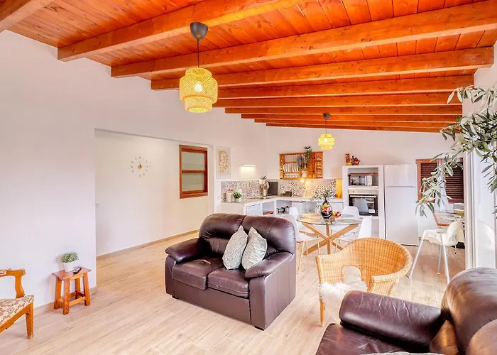 公寓 Spacious House With Bbq And Ocean Teide View, Near Center *